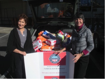 Organizer Cheryl Cook and Cathy Fagan of the Diaper Project